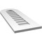 Ekena Millwork Round Top Surface Mount PVC Gable Vent: Non-Functional, w/ 3-1/2"W x 1"P Standard Frame, 12"W x 32"H GVPRT12X3201SN - alternate 5